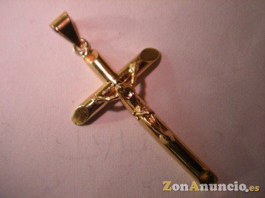 cruces huecas en oro y plata